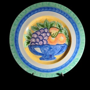 Portugal Round Handpainted Ceramic Collectible Platter