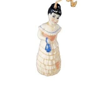 Vintage Ceramic Pottery Southern Bell Lady Bell