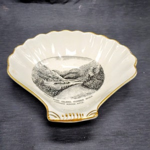 Royal Winton Shell - Bandeja para baratijas de Bird Island