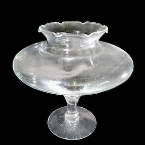 Princess House Clear Crystal Apothecary Terrium Flower Candle Centerpiece Vase