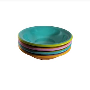 Melamine Bowls and Plates Option Set of 4