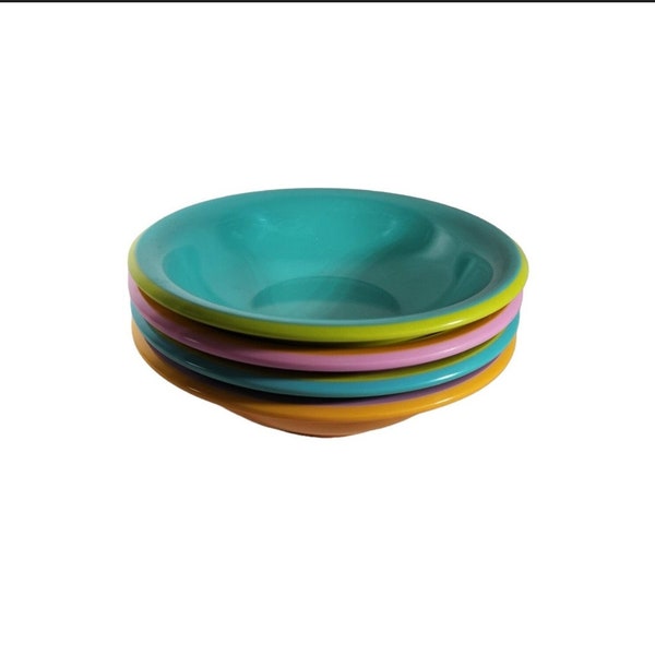 Melamine Bowls and Plates Option Set of 4