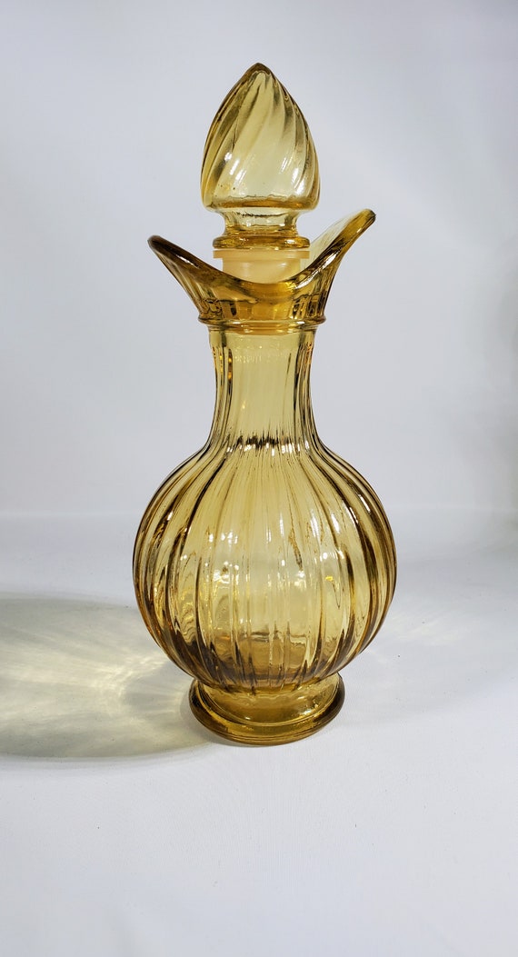 Vintage Avon Amber Cruet Charisma Perfume Bottle