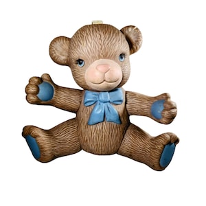 Vintage Teddy Bear Piggy Coin Bank Baby Decor Gift