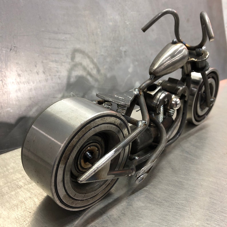 Motorcycle Metal Art Etsy