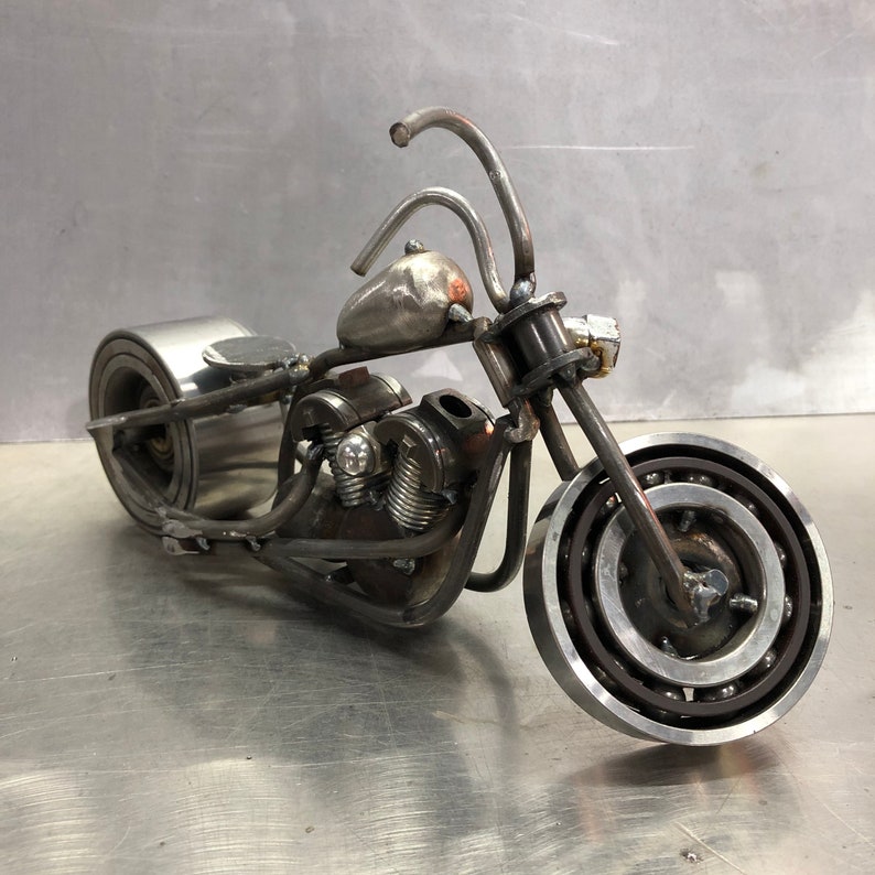 Motorcycle Metal Art Etsy