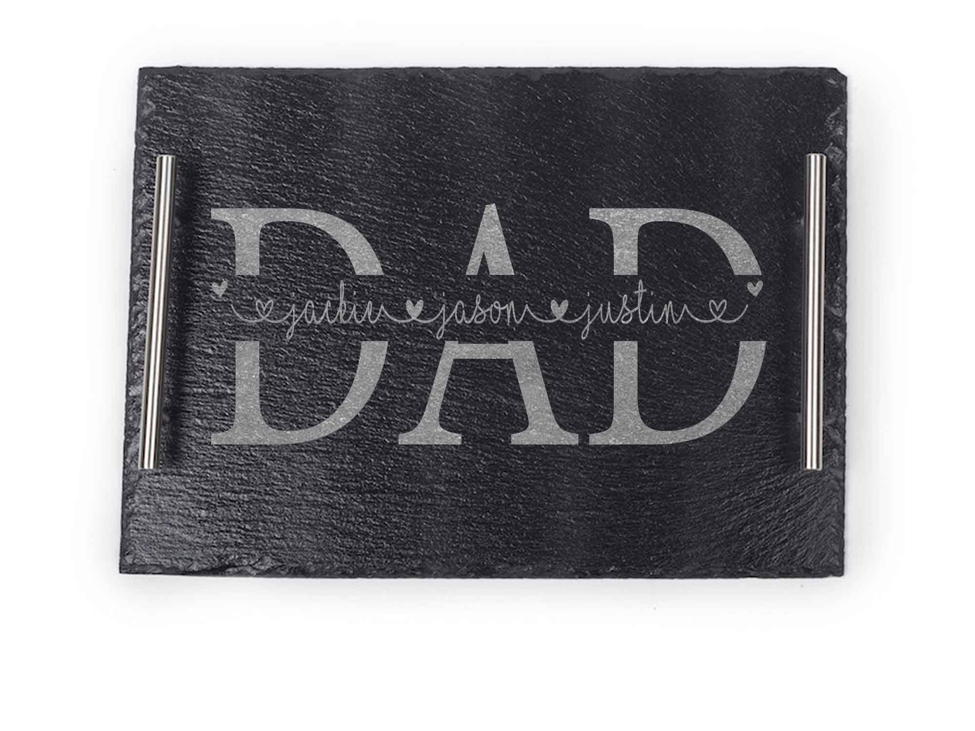 Gift For Dad Grilling Platter, Personalized Platter, Father's Day…