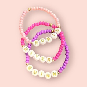 Custom Name Girls Bracelet for Toddler and Girls