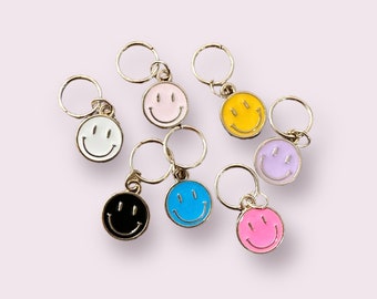 Braid Charms Braid Rings Hair Rings Boho Smiley Face Hair Accessories Charms