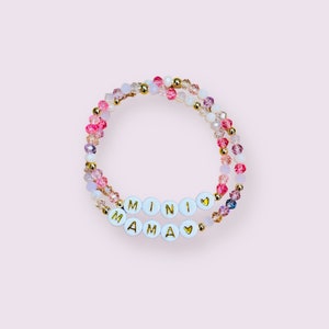 Mama and Mini Bracelet Set Girls Toddler Bracelet Custom Name Bracelet Jewelry Mommy and Me Mother’s Day Gift