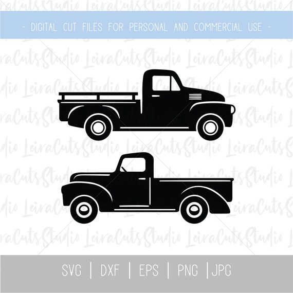 Download Trucks Svg Vintage Trucks Svg Trucks Dxf Old Truck Svg Etsy