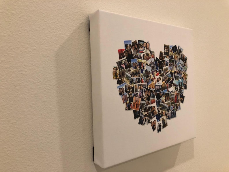 Heart Collage for Boyfriend Girlfriend Wife Husband or Etsy