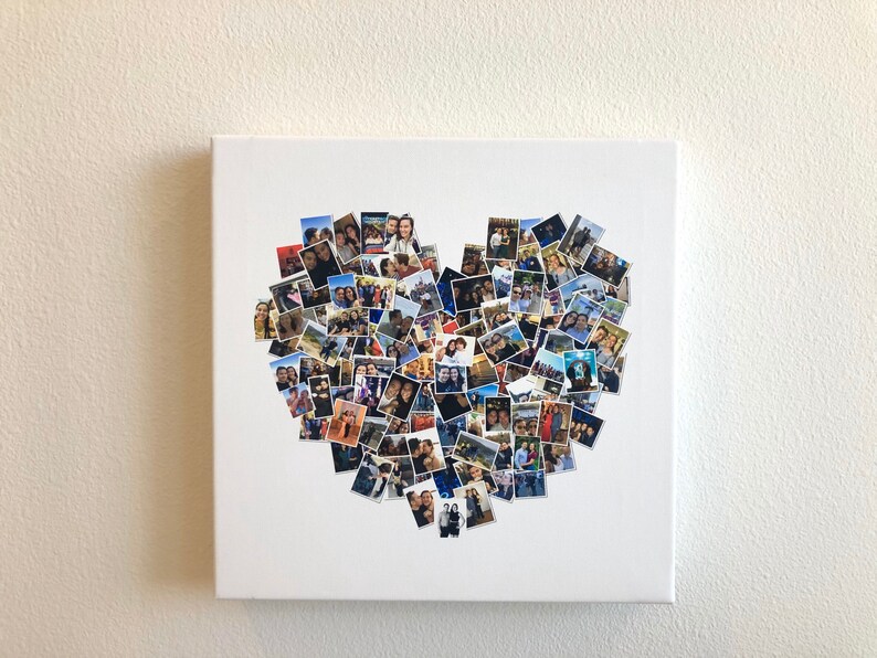 Heart Collage for Boyfriend Girlfriend Wife Husband Etsy