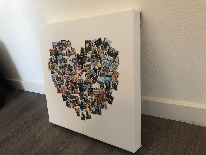 Heart Collage for Boyfriend Girlfriend Wife Husband Etsy