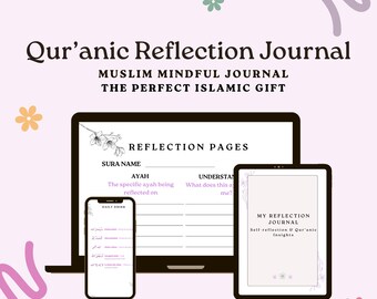 My Ramadan Reflection Journal: Self-Reflection & Qur'anic Insights for Muslims