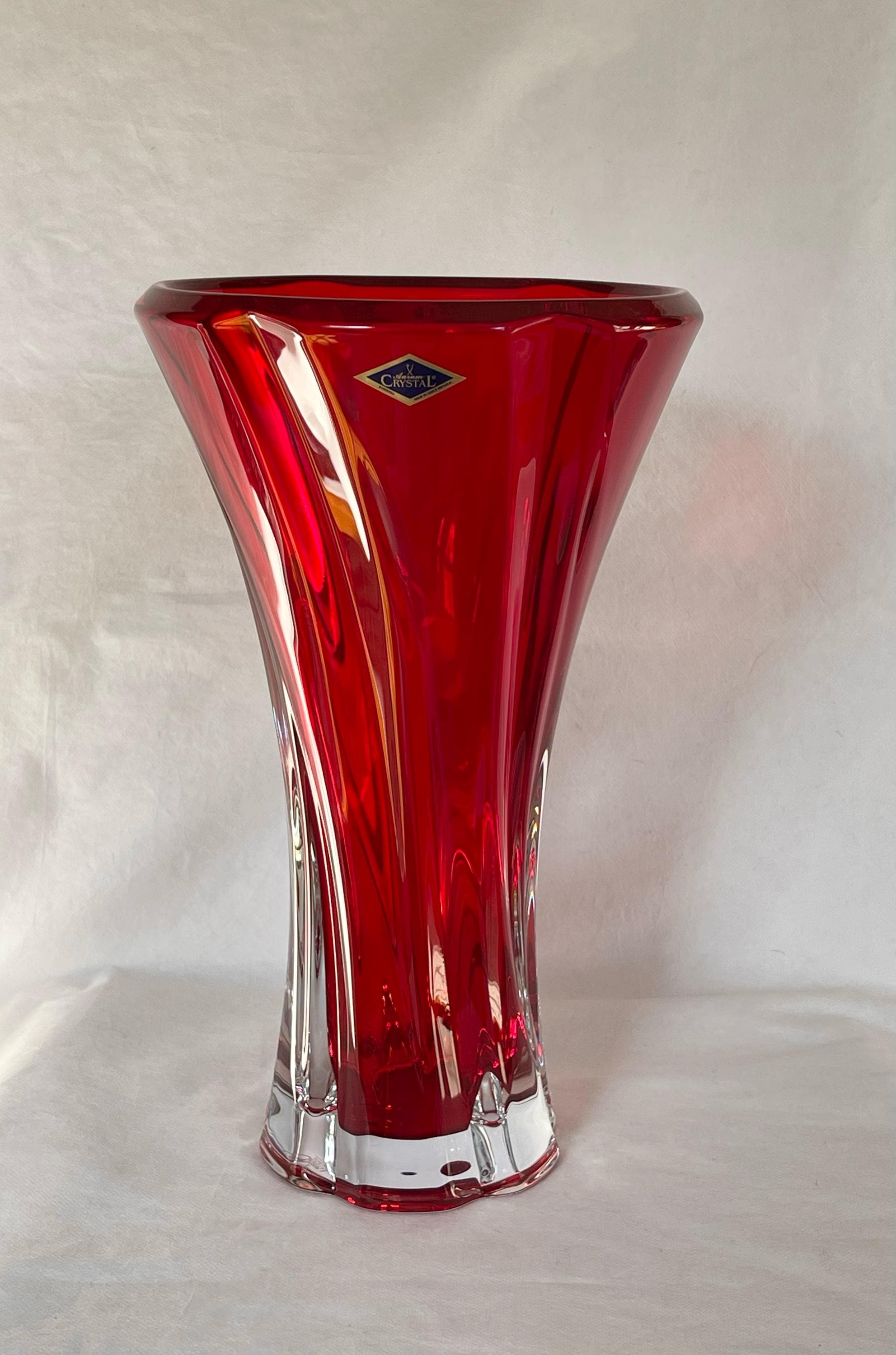 Bohemia crystal vase - Etsy 日本