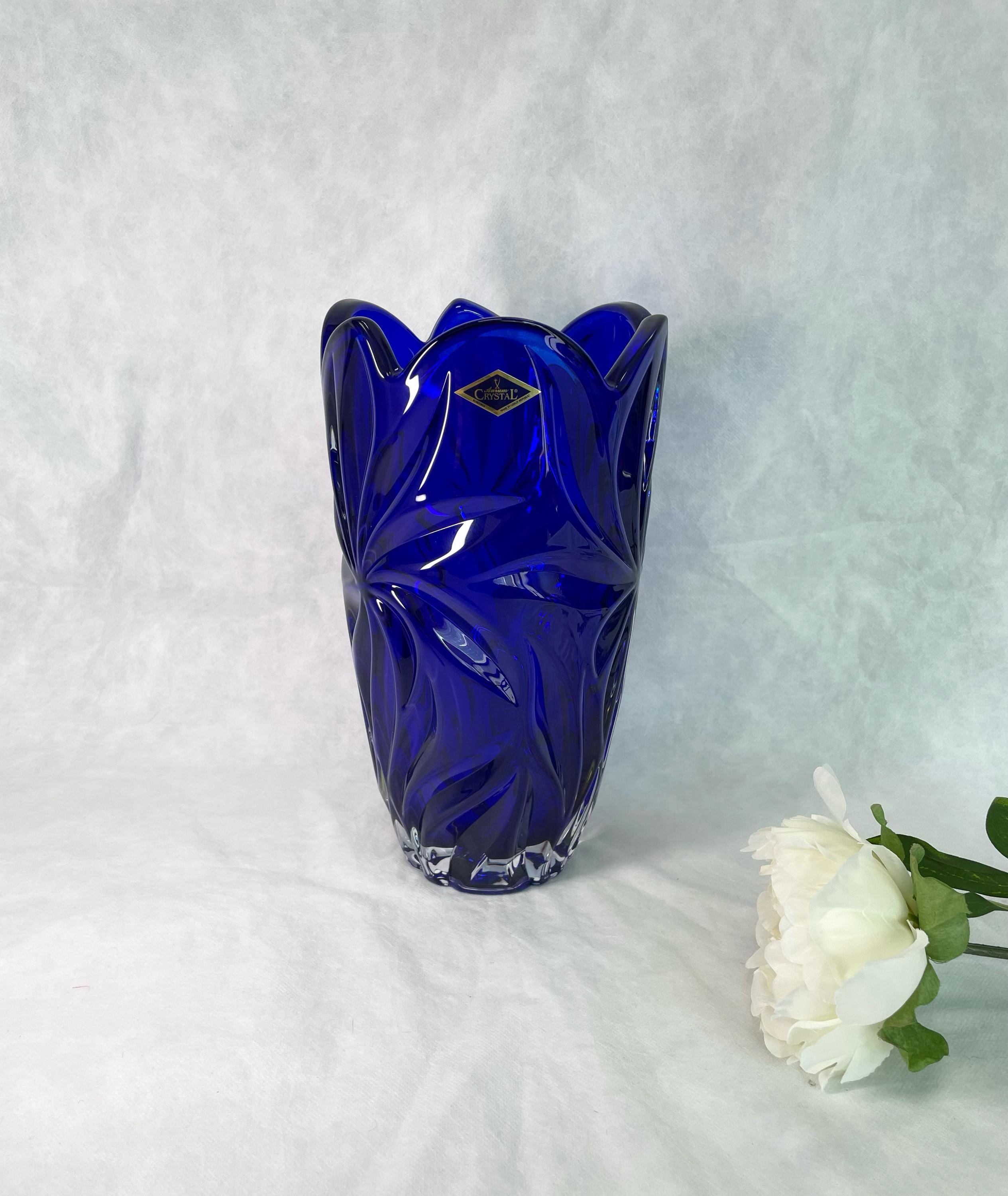 Bohemia crystal vase - Etsy 日本
