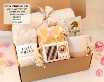 Cozy Style Gift Box with Blanket Personalized Gift holiday decor gifts