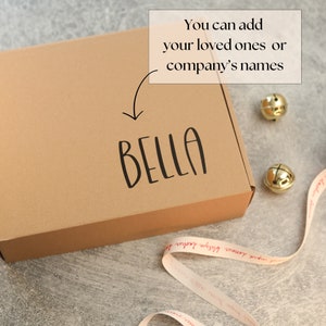 Custom Name  Bottle | Custom Name Gift Box | Custom Name Glass Tumbler | Bridesmaid Proposal Gift |  Bridesmaid Gifts