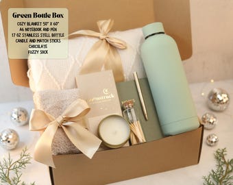 Birthday Gift For her with blanket Cozy Style Gift Personalized Box