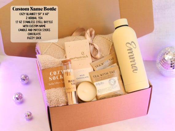 Gift Basket Personalized Gift  Handmade Mug Care Package for her