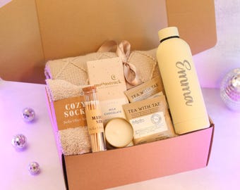 Caja de regalo para profesora, paquete de cuidado para ella, regalos personalizados para ella.