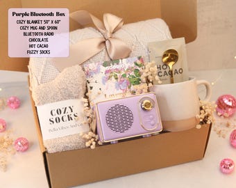 Cozy Style Gifts Box custom care package for woman Personalized Gift Basket
