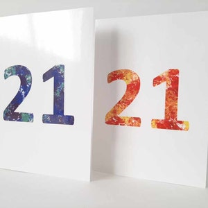 21st Birthday Card