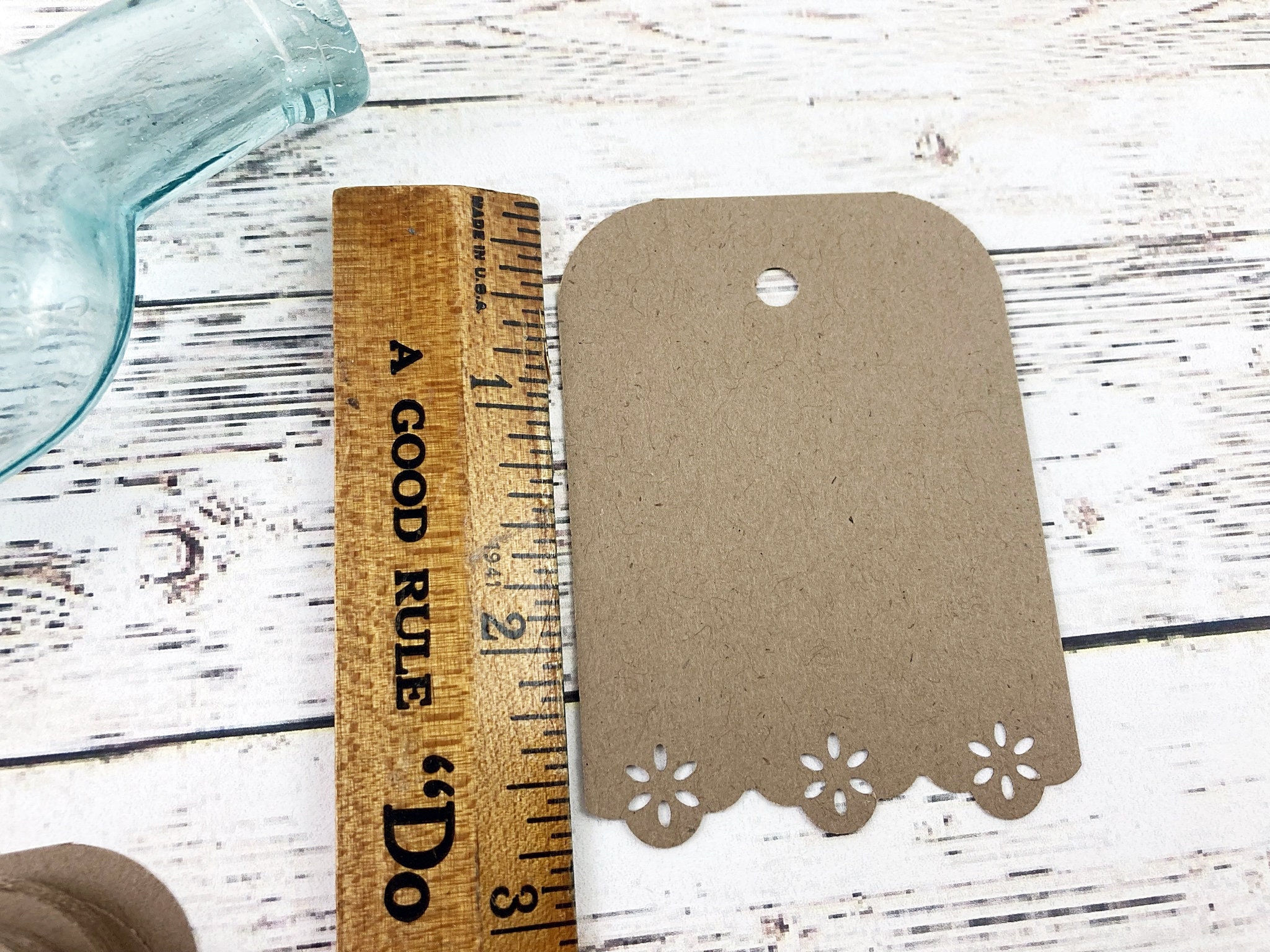 Lace Border Kraft Gift Hang Tags 2 3/4 X 2 Vintage Etsy