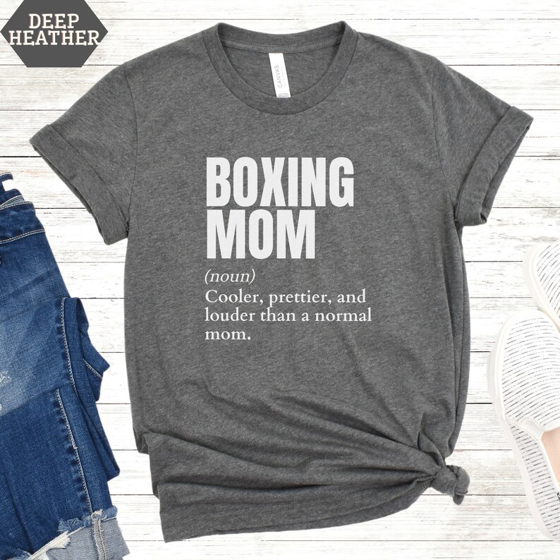 Boxing Mom Noun Shirt Boxing Mom Definition Shirt Boxing Mom Etsy