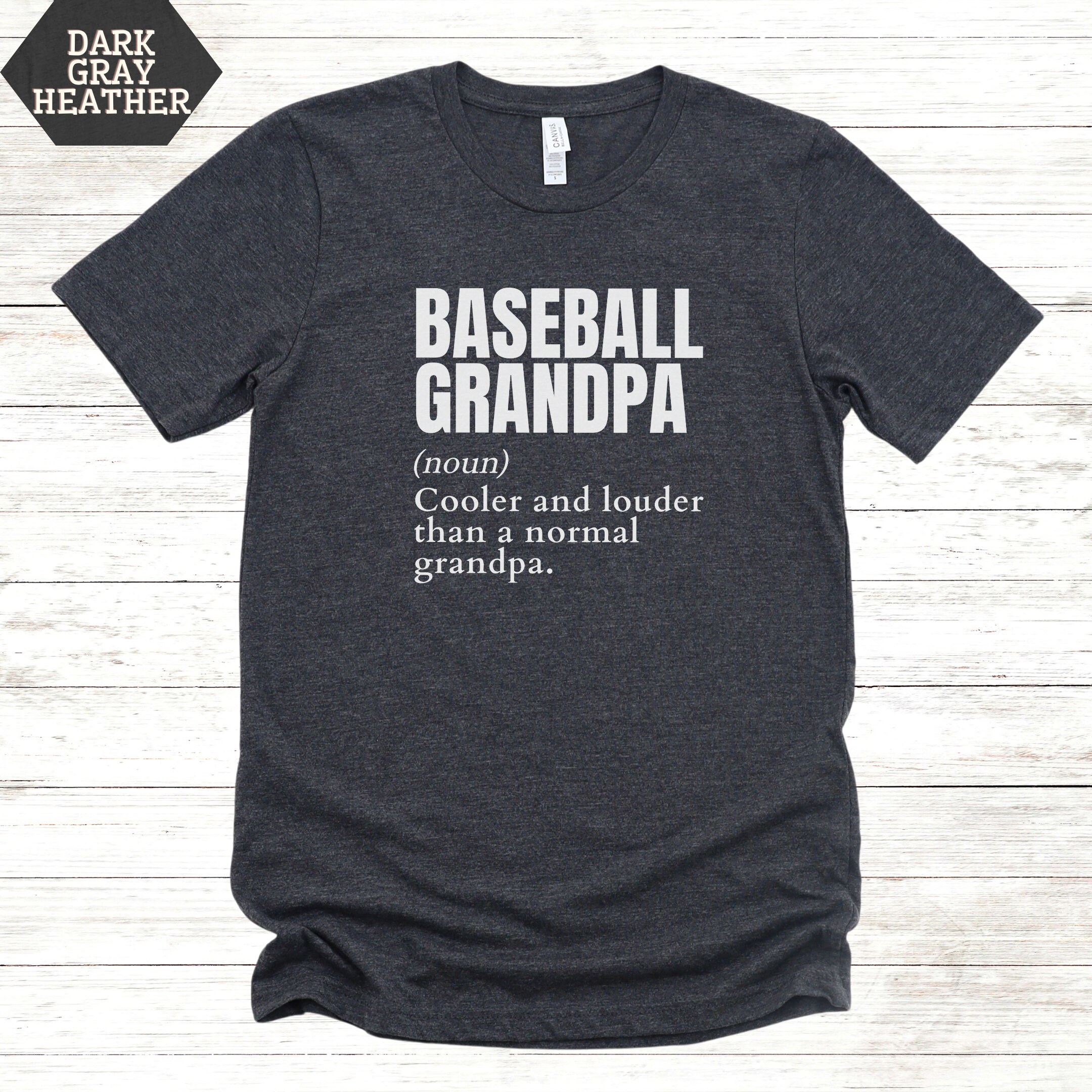 Baseball Grandpa Noun Shirt, Baseball Grandpa Definition Shirt