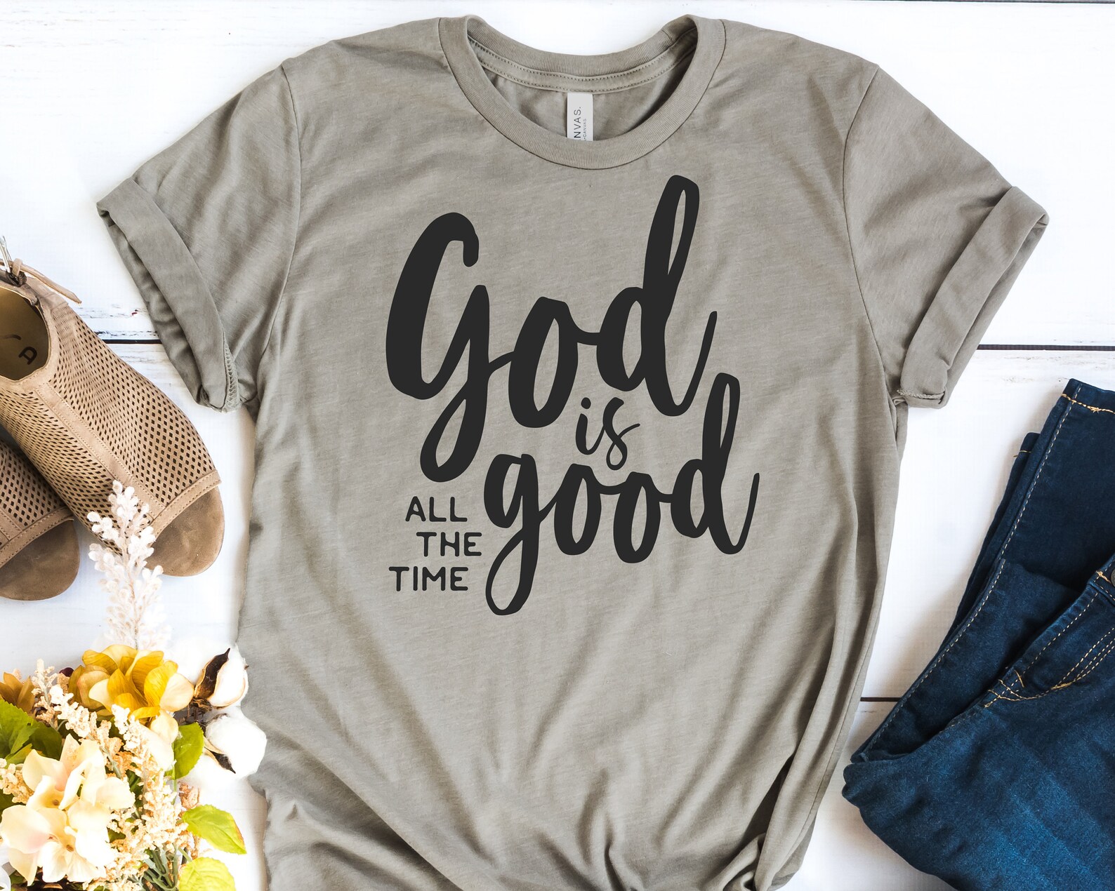 God is Good All the Time Shirt Christian Tee Bible Shirt | Etsy