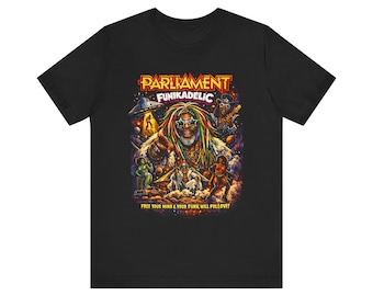 Parliament Funkadelic Graphic Tee | Retro Band Poster T-Shirt