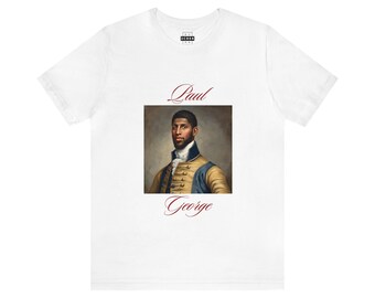 Paul George in the 1700s Unisex Jersey Short Sleeve Tee