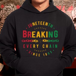 Juneteenth SVG, Breaking Every Chain Since 1865,Celebrate Black History SVG,Black Freedom,Black woman Gifts,Png Sublimation,Cut files Circut