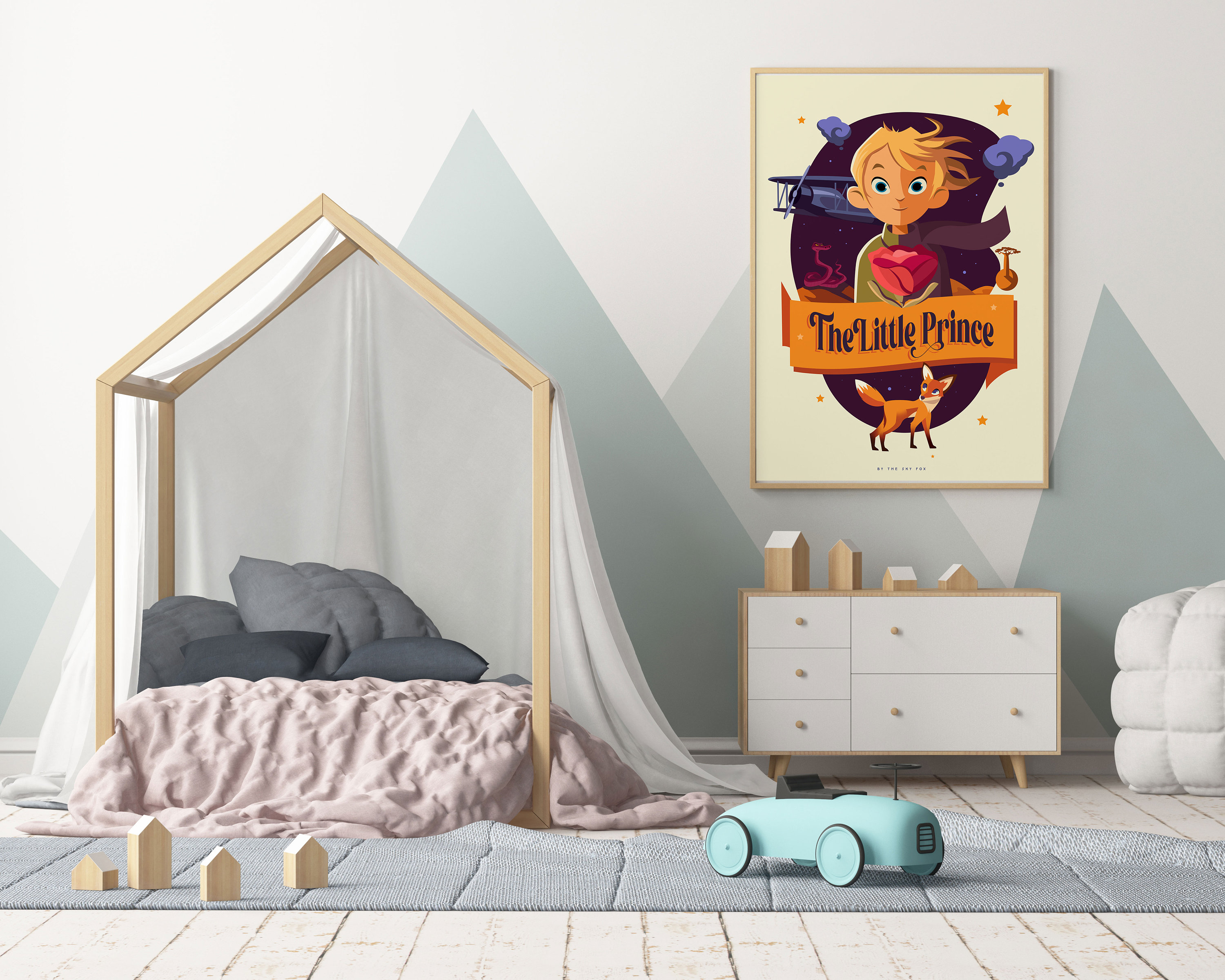 Little Prince, Nursery Wall Art Decor, Nursery Prints, Printable ...