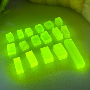 High Luminescence LUAG Lutetium Aluminum Garnet Gems Synthetic Laser Crystal  Fluorescent Lab Stone Synthesis of Loose Gemstones