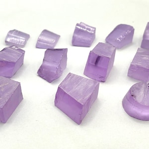 Czochralski - Pink Laser YAG crystal Neodymium Yttrium Aluminum garnet raw gem Nd:YAG You Select!