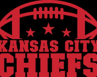 Kansas City Chiefs red DTF Print Ready to Press