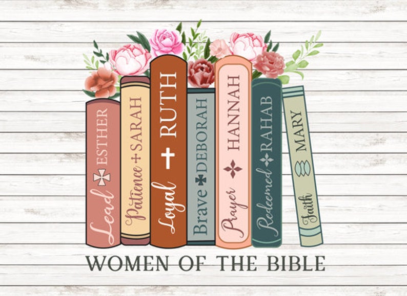 Women of the Bible Books DTF Print Ready to Press - Etsy