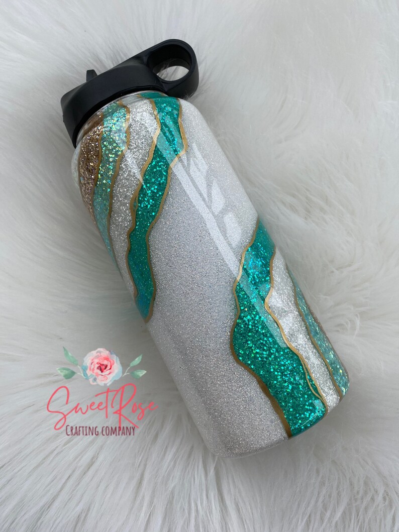 Teal Geode Tumbler