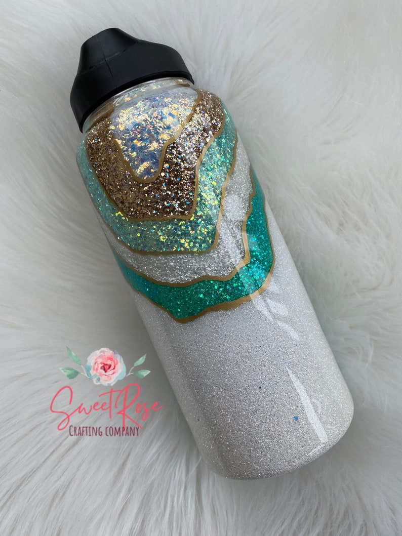 Teal Geode Tumbler
