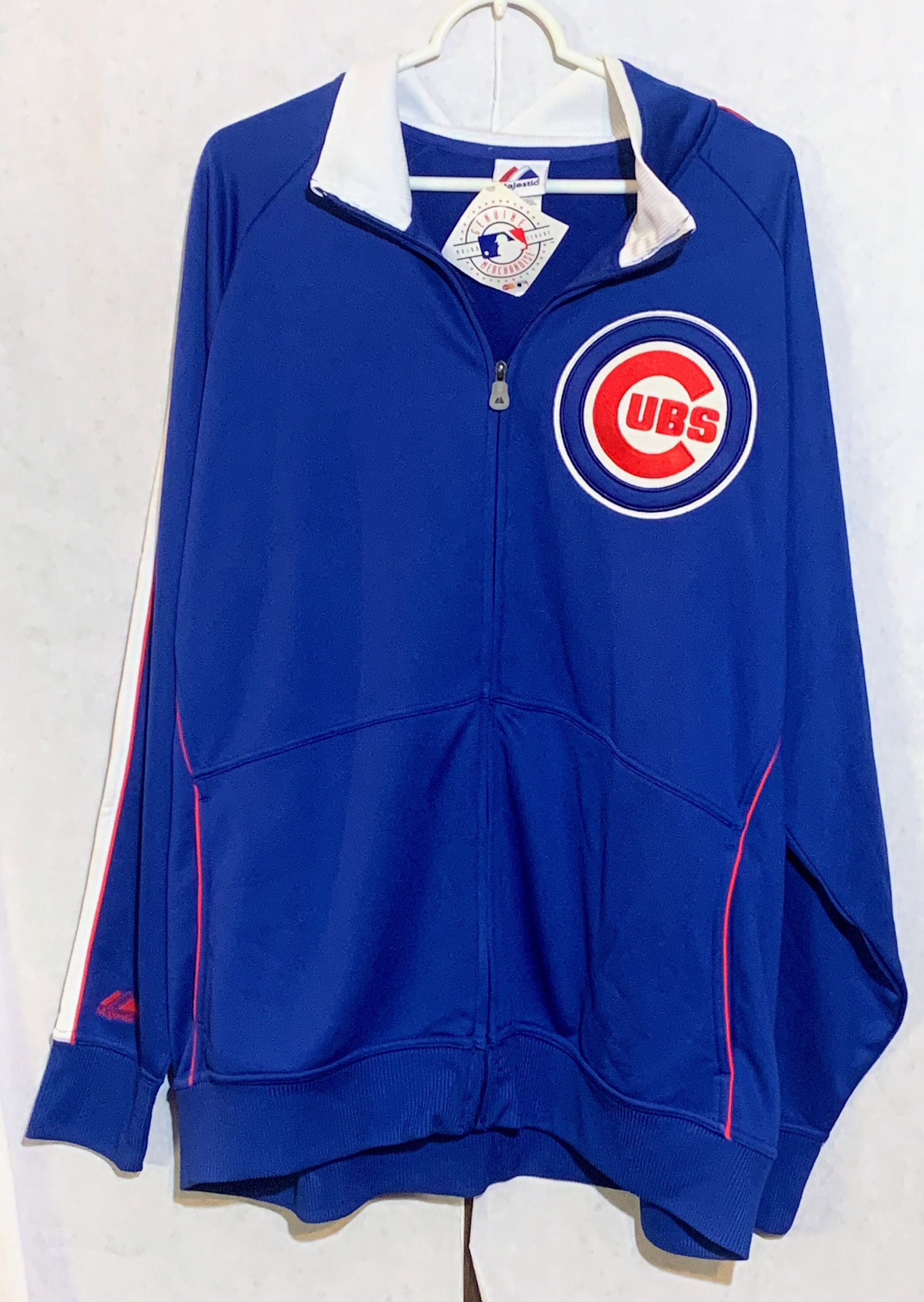 Shop Starter Chicago Cubs Enforcer Varsity Jacket 050738CGC blue