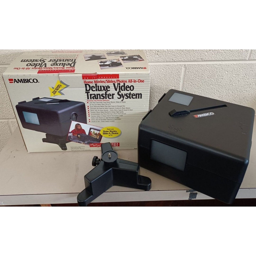 AMBICO Deluxe Video Transfer System VHS 8mm VHSC, V0650 Camcorder