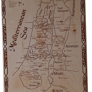 Ancient Israel Map - Etsy