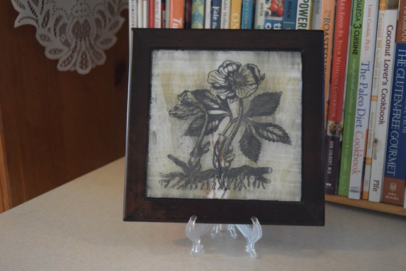 Golden Onyx Graphic Wild Flower
