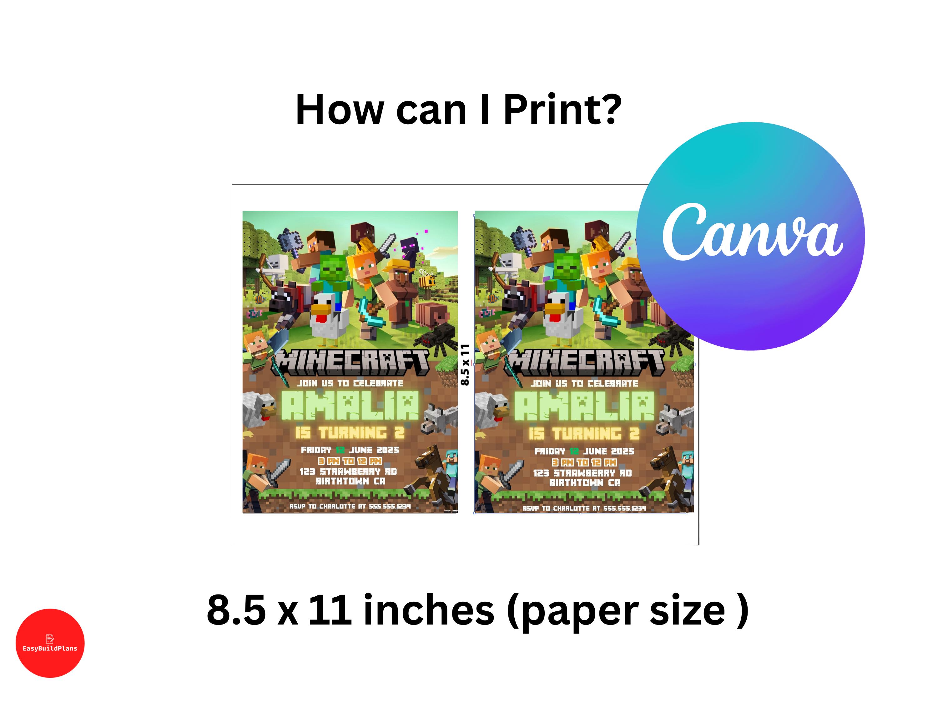 Editable Canva Invitation