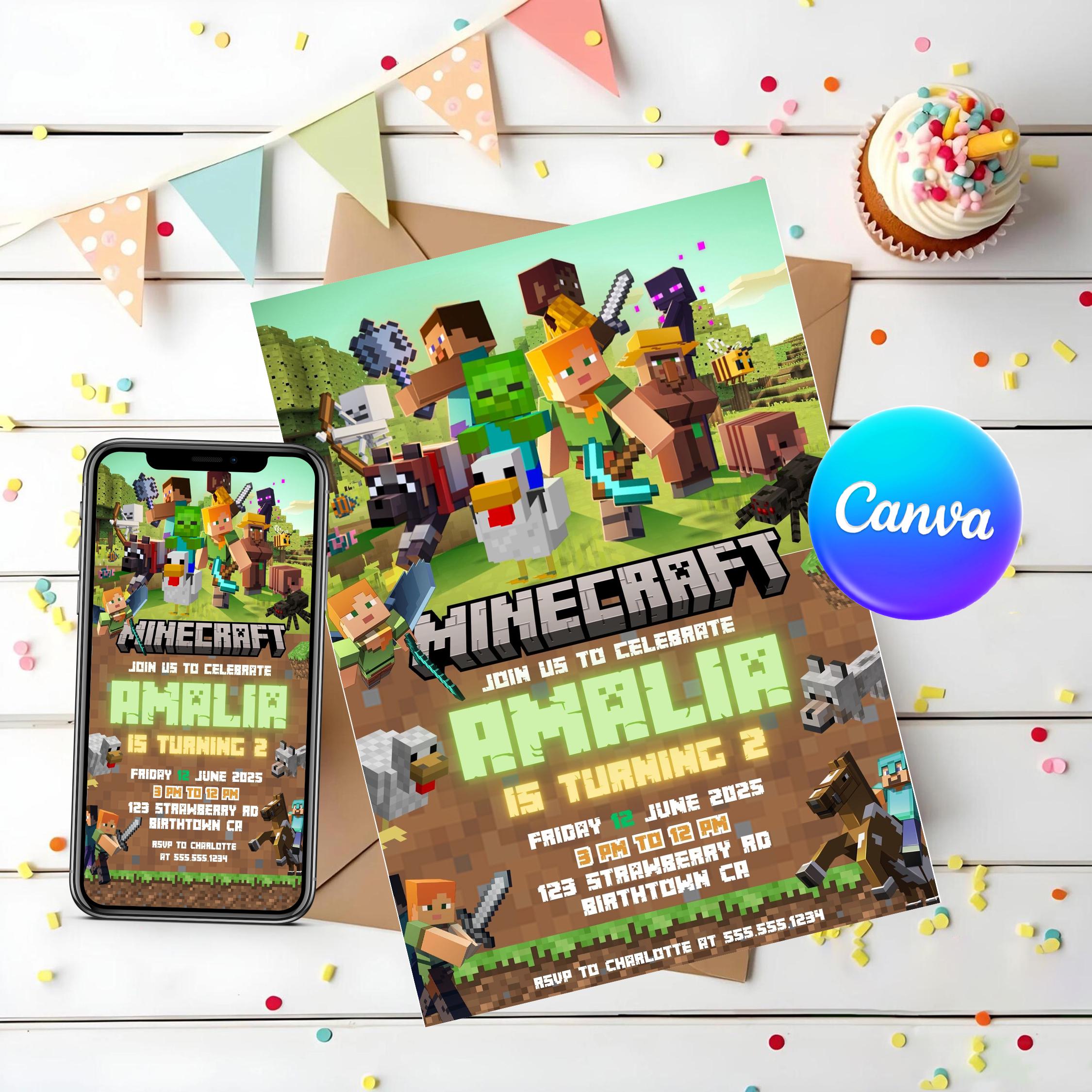 Editable Canva Invitation
