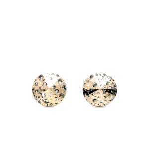 Puces d&#39;oreilles en or rose avec cristaux Swarovski 8 mm | Boucles d&#39;oreilles en or rose avec cristaux | Petites boucles d&#39;oreilles en cristal | Clous d&#39;oreilles hypoallergéniques | Goujons délicats de tous les jours