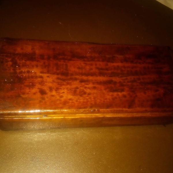 Hand carved cigar box